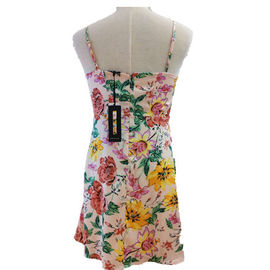 Summer Floral Print Beach Maxi Tie Ladies Casual Wear Sleeveless Sexy Camisole Dresses